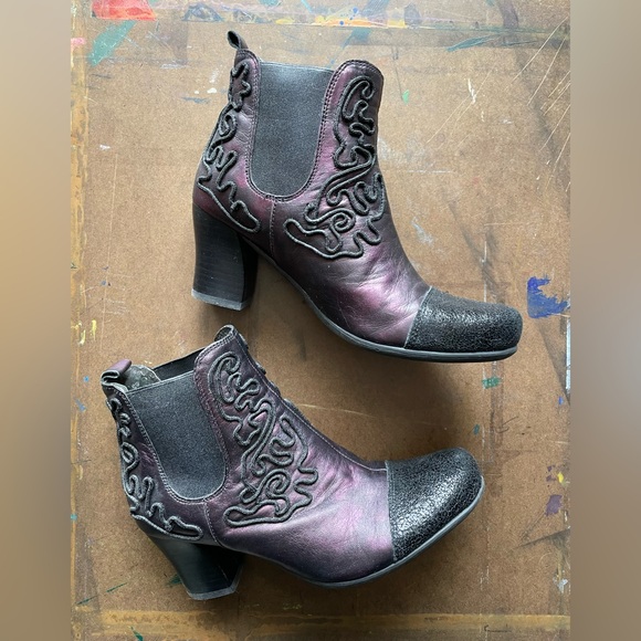 Shoes - Mamzelle Purple Ankle Boots